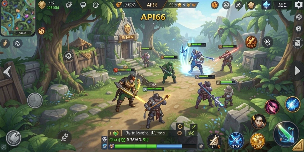 Tampilan gameplay seru dalam API66 dengan strategi yang mendebarkan.