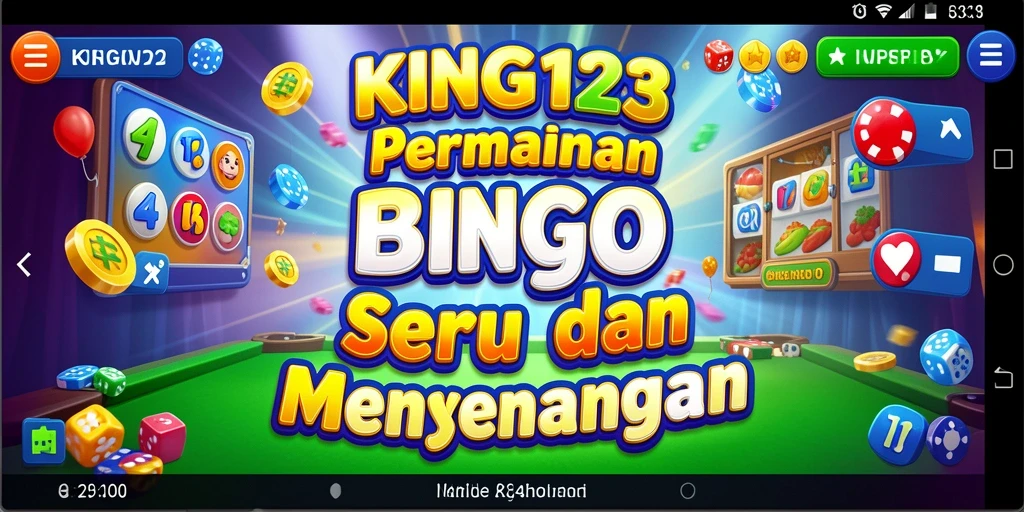 Tampilan gameplay KING123 menampilkan pemain yang antusias dalam permainan Bingo.