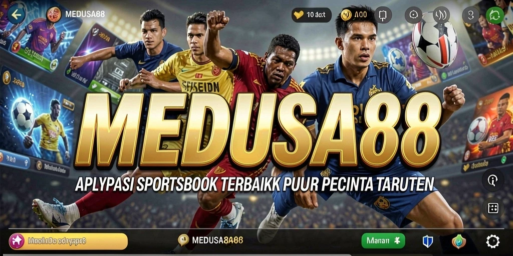 Tampilan gameplay Sportsbook yang menarik dari MEDUSA88.