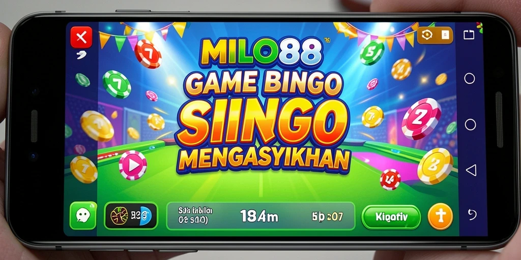 Tampilan screenshot MILO88 dengan gameplay Bingo yang mendebarkan.