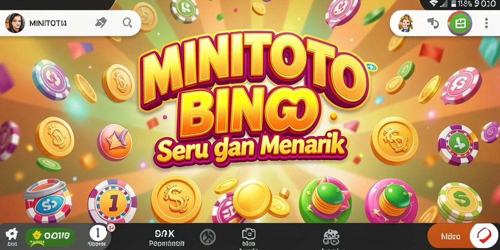 Tangkapan layar gameplay MINITOTO yang menunjukkan suasana seru permainan Bingo.