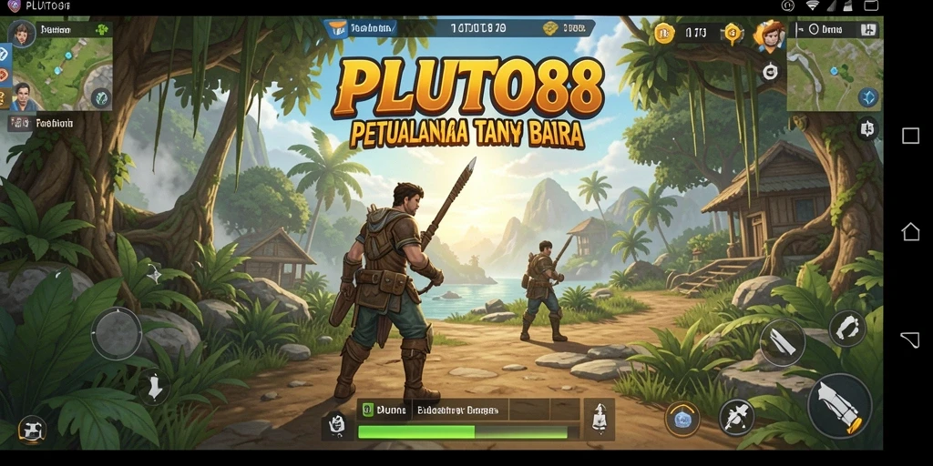 Screenshot menampilkan gameplay dinamis di dunia Open World.