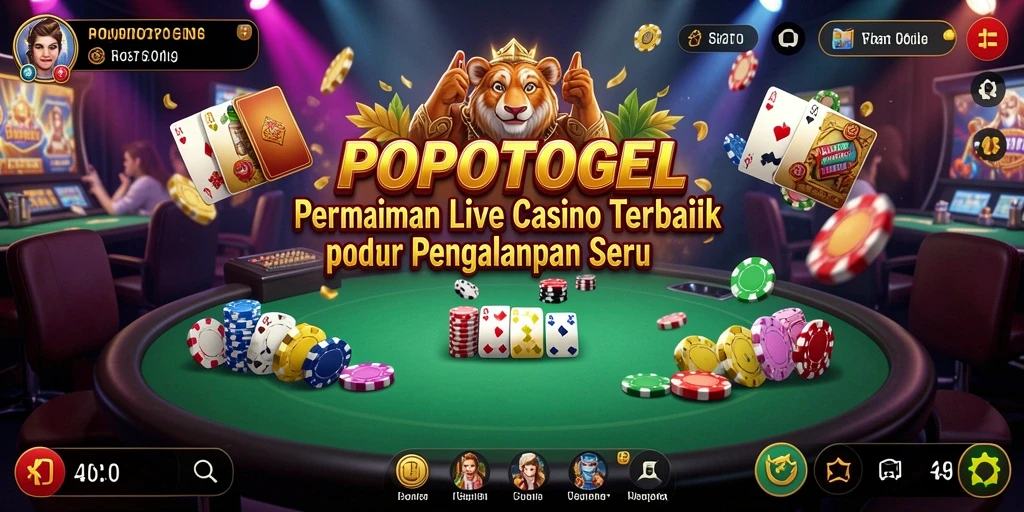 Tampilan gameplay menarik dengan dealer profesional di <strong>POPOTOGEL</strong>.