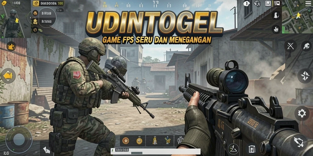 Tangkapan layar dari gameplay mendebarkan UDINTOGEL dengan efek visual luar biasa.